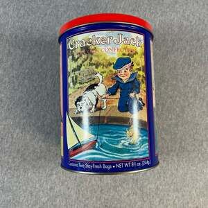 Vintage 1992 Cracker Jack Limited Edition Third in Series Collectible Metal Tin